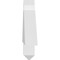 Ekena Millwork Eugene Architectural Grade PVC Gable Bracket, 48"W x 8"H x 2"D x 6"F, 4/12 Pitch GBP048X08X0206EUG00 - alternate 2